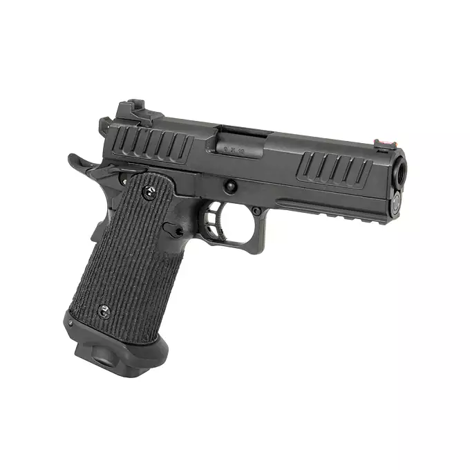 [Zestaw] R603 - Black [Army Armament] + Długi magazynek do modeli Hi-Capa R501/R603/R604 - Silver [Army Armament]