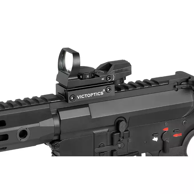 [Zestaw] Replika Karabinka AKS-74N Sports Line AEG [S&amp;T] + Szyna montażowa do AK [CYMA] + Kolimator Victoptics IPM 1x23x34 - Black [Vector Optics]
