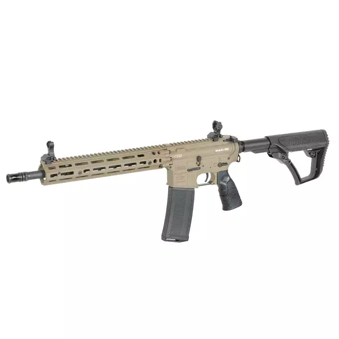 [Zestaw] Replika Daniel Defense M4A1 RIII 14.5" - FDE [EMG] + Celownik kolimatorowy maverick-IV 1X20 - black [Vector Optics] + Powiększalnik Maverick Gen3 3x22 Magnifier MIL [Vector Optics]