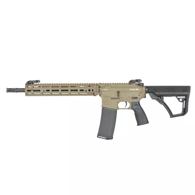 [Zestaw] Replika Daniel Defense M4A1 RIII 14.5" - FDE [EMG] + Celownik kolimatorowy maverick-IV 1X20 - black [Vector Optics] + Powiększalnik Maverick Gen3 3x22 Magnifier MIL [Vector Optics]