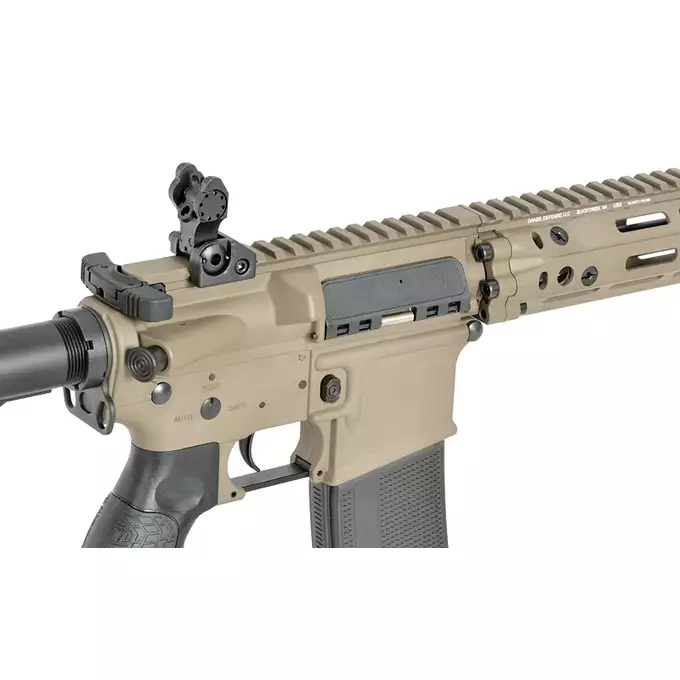 [Zestaw] Replika Daniel Defense MK18 RIII 10.3" - FDE [EMG] + Magazynek LANCER L5 AWM 5.56x45 na 220 kulek do M4/AR15 [EMG]