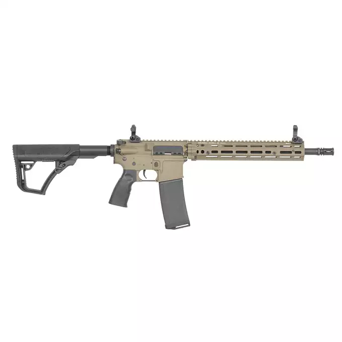 [Zestaw] Replika Daniel Defense M4A1 RIII 14.5" - FDE [EMG] + Magazynek LANCER L5 AWM 5.56x45 na 220 kulek do M4/AR15 [EMG]