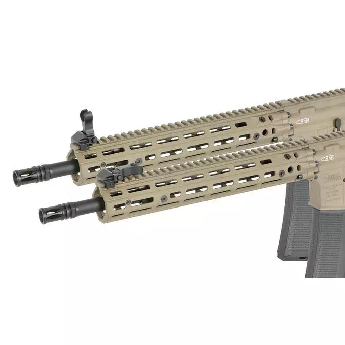 [Zestaw] Replika Daniel Defense M4A1 RIII 14.5" - FDE [EMG] + Magazynek LANCER L5 AWM 5.56x45 na 220 kulek do M4/AR15 [EMG]