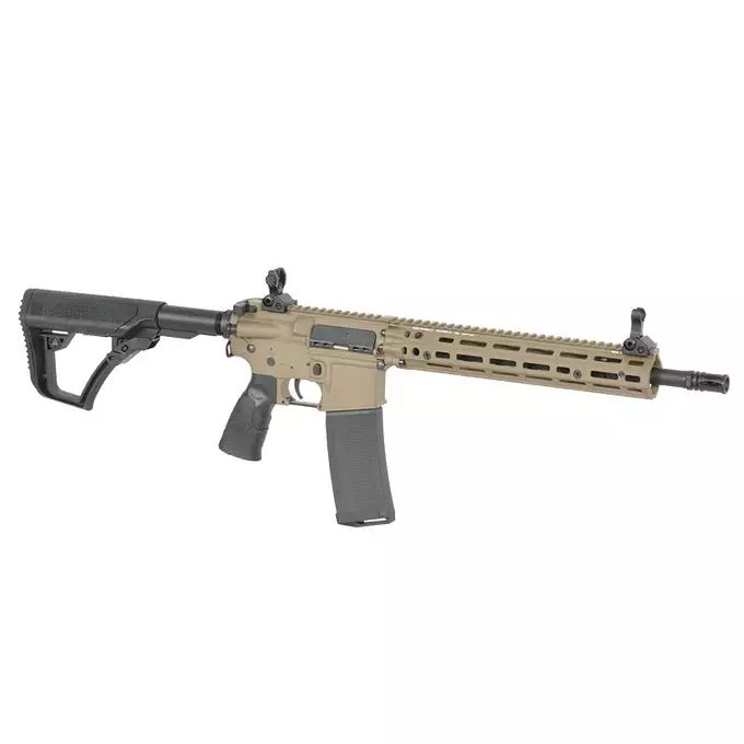 [Zestaw] Replika Daniel Defense M4A1 RIII 14.5" - FDE [EMG] + Celownik kolimatorowy maverick-IV 1X20 - black [Vector Optics] + Powiększalnik Maverick Gen3 3x22 Magnifier MIL [Vector Optics]