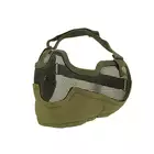 Duża stalowa maska ochronna V.2 - Olive [WOSPORT]