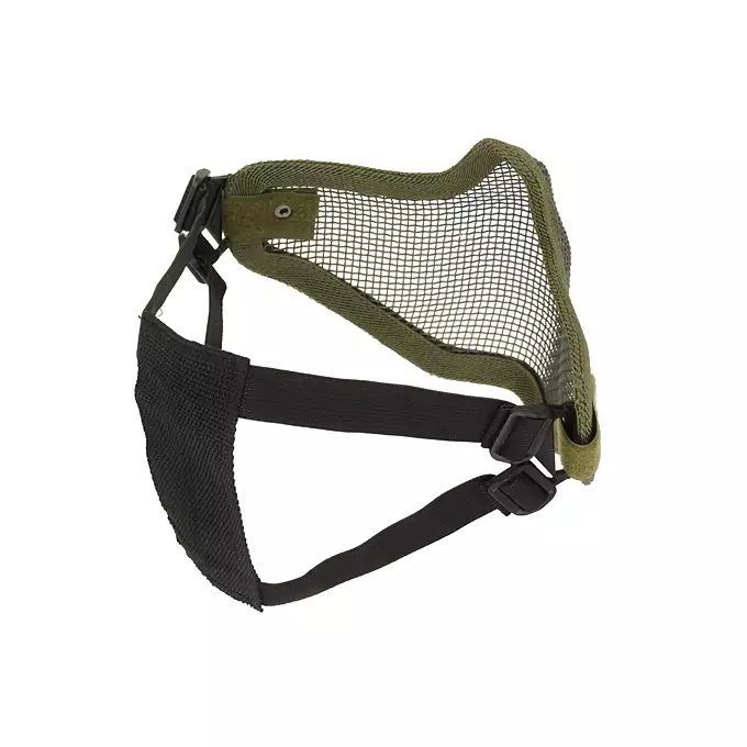 Steel Protective Half Face Mask V.1 - Olive [WOSPORT