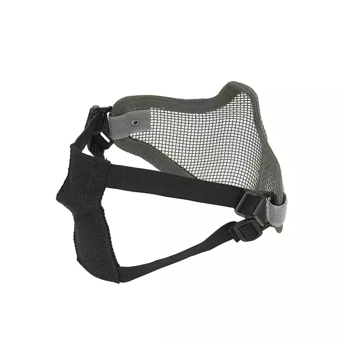 Steel Protective Half Face Mask V.1 - Grey [WOSPORT