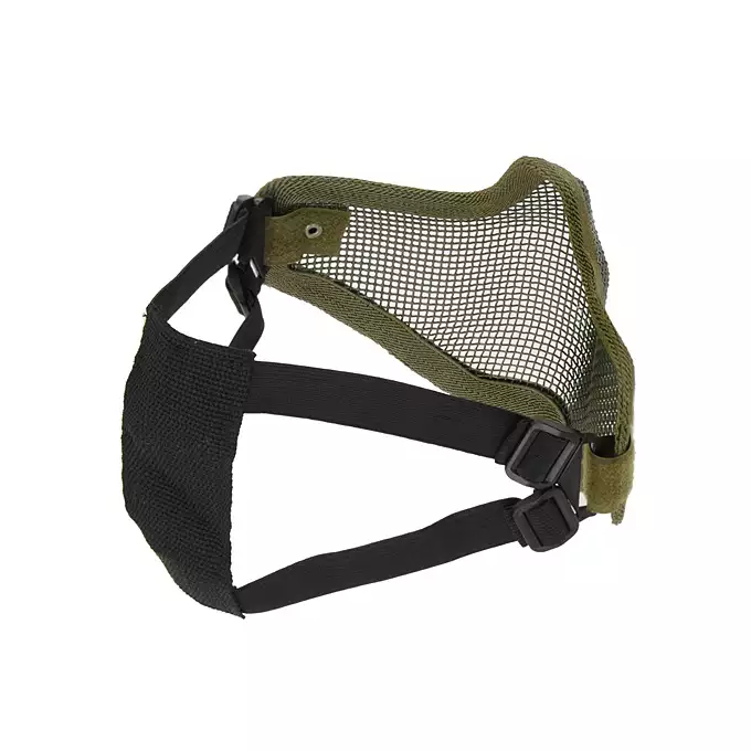 Steel Protective Half Face Mask V.1 - Olive/Camo [CS]