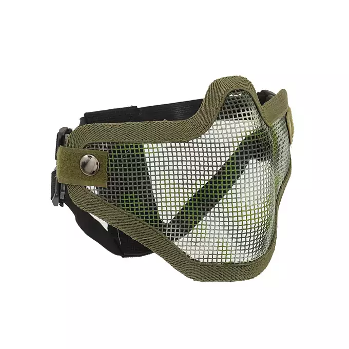 Steel Protective Half Face Mask V.1 - Olive/Camo [CS]