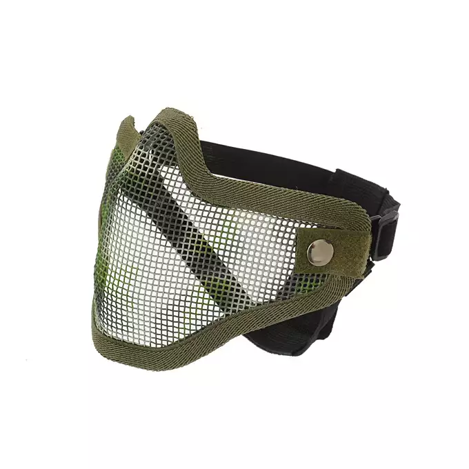 Steel Protective Half Face Mask V.1 - Olive/Camo [CS]