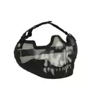 Duża stalowa maska ochronna V.2 - Black Skull [CS]