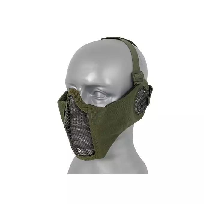Stalowa maska siatkowa 3.0 - Olive [WOSPORT]