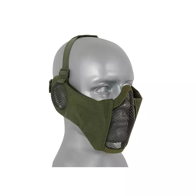 Stalowa maska siatkowa 3.0 - Olive [WOSPORT]