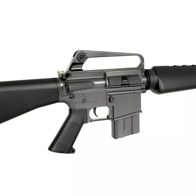 [Zestaw] CM.009C MOSFET EDITION [CYMA] + 80-kulkowy Krótki stalowy magazynek do AR-15/M4 - Black [BattleAxe]