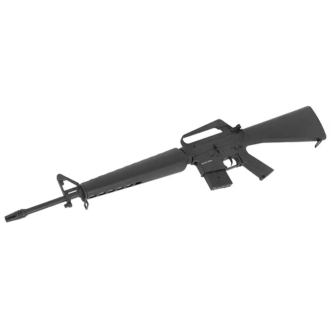 [Zestaw] M-16A [J.G.Works] + 80-kulkowy Krótki stalowy magazynek do AR-15/M4 - Black [BattleAxe]