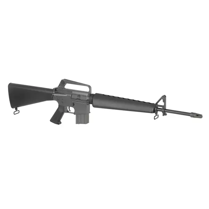 [Zestaw] CM.009C MOSFET EDITION [CYMA] + 80-kulkowy Krótki stalowy magazynek do AR-15/M4 - Black [BattleAxe]
