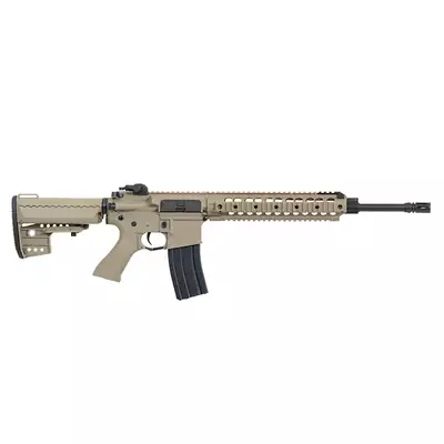 [Zestaw] CM.612 - Dark Earth [CYMA] + 350-kulkowy stalowy magazynek do AR-15 - Battle Worn [A&amp;K]