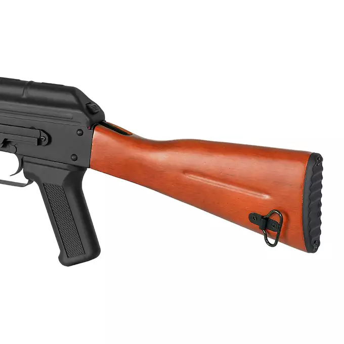 [Zestaw] JG1012 EBB Full Metal [J.G.WORKS] + Magazynek Hi-Cap na 350 kulek do serii AK47/AKM - Black [BattleAxe]