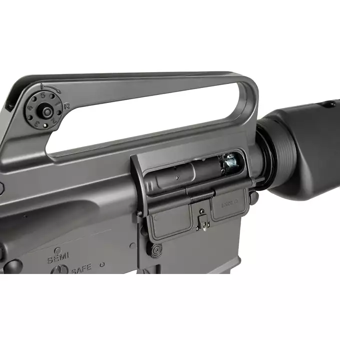 [Zestaw] CM.009C MOSFET EDITION [CYMA] + 80-kulkowy Krótki stalowy magazynek do AR-15/M4 - Black [BattleAxe]