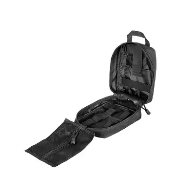 [Zestaw] Kamizelka taktyczna Goliath XL - Multicamo [8FIELDS] + Panel administracyjny - Multicamo [8FIELDS] + MOLLE kangurowy panel przedni - Multicamo [8FIELDS] + Duża zrywalna ładownica medyczna - Coyote [8FIELDS]