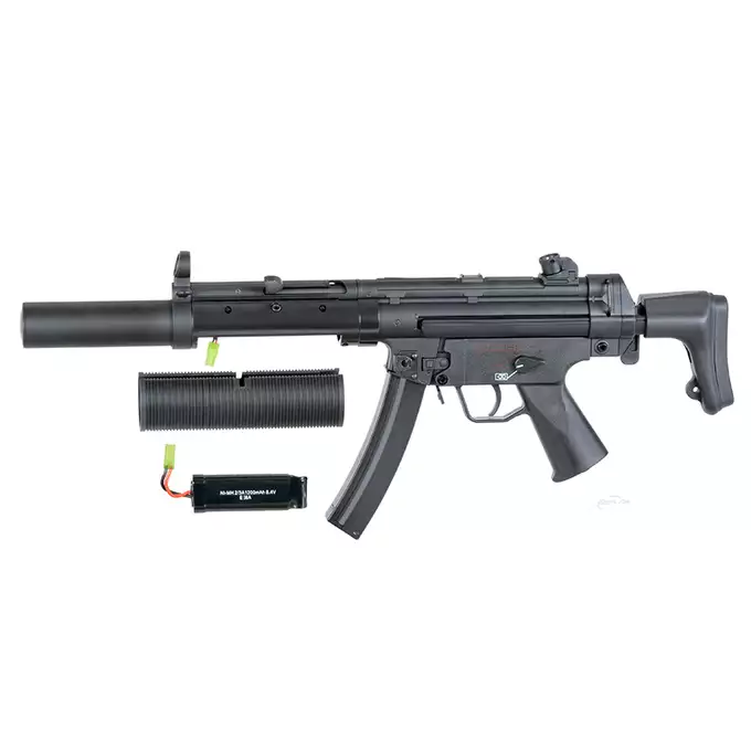 [Zestaw] CM.041 SD6 BLUE Edition [CYMA] + Akumulator airsoftowy 25C 1000mAh 3S1P 11.1V LiPo Gens ace G-Tech Tamiya + Mini ładowarka Gens ace Imars G-Tech