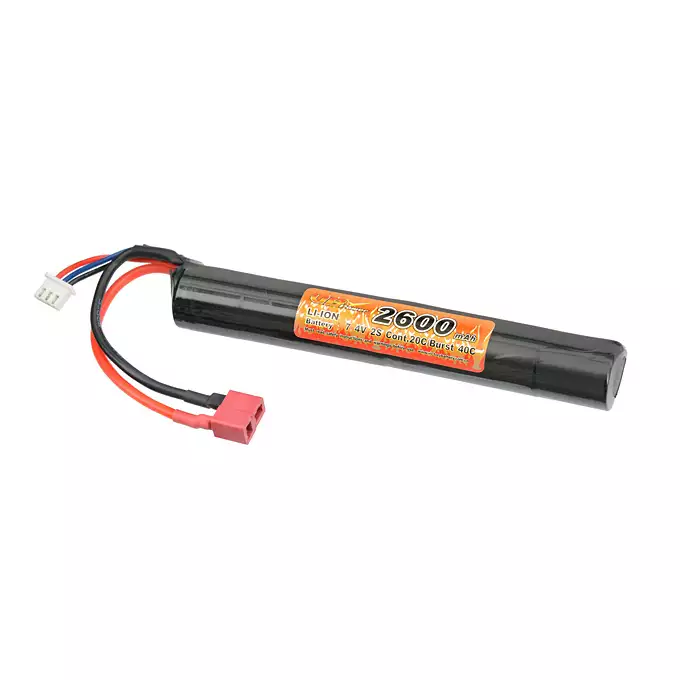 [Zestaw] Phantom Extremis Rifle SDU2.0 eSilver Edge - black [APS] + Akumulator Li-ion 2600 mAh 7.4 V Stick T-Plug [VB] + Mini ładowarka Gens ace Imars G-Tech