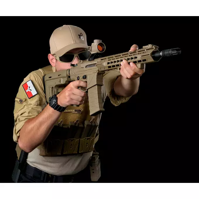 [Zestaw] Phantom Extremis Rifle SDU2.0 eSilver Edge - black [APS] + Akumulator Li-ion 2600 mAh 7.4 V Stick T-Plug [VB] + Mini ładowarka Gens ace Imars G-Tech