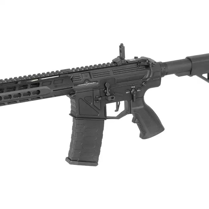 [Zestaw] Phantom Extremis SDU2.0 eSilver Edge - black [APS] + Akumulator airsoftowy 25C 1000mAh 3S1P 11.1V LiPo Gens ace G-Tech T-Plug + Mini ładowarka Gens ace Imars G-Tech