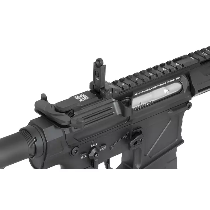 [Zestaw] Phantom Extremis SDU2.0 eSilver Edge - black [APS] + Akumulator airsoftowy 25C 1000mAh 3S1P 11.1V LiPo Gens ace G-Tech T-Plug + Mini ładowarka Gens ace Imars G-Tech