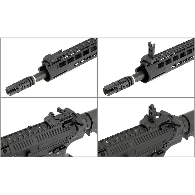 [Zestaw] Phantom Extremis Rifle SDU2.0 eSilver Edge - black [APS] + Akumulator Li-ion 2600 mAh 7.4 V Stick T-Plug [VB] + Mini ładowarka Gens ace Imars G-Tech