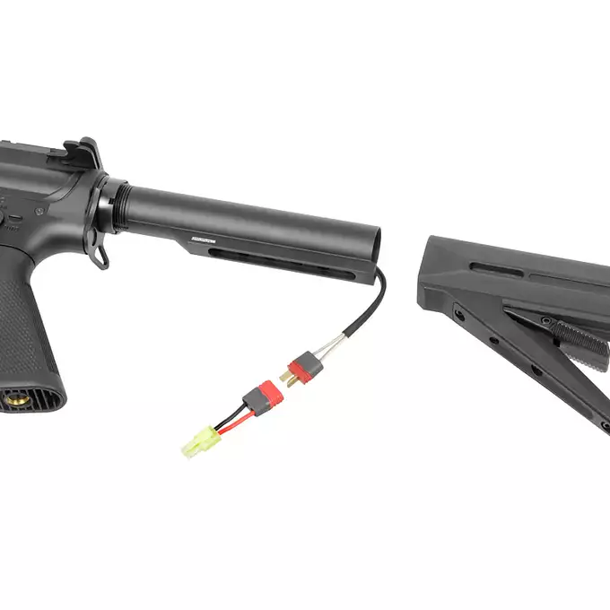 [Zestaw] AR15 Carbine AT-AR01E-CB [Arcturus] + Akumulator Li-ion 2600 mAh 7.4 V Stick T-Plug [VB] + Mini ładowarka Gens ace Imars G-Tech