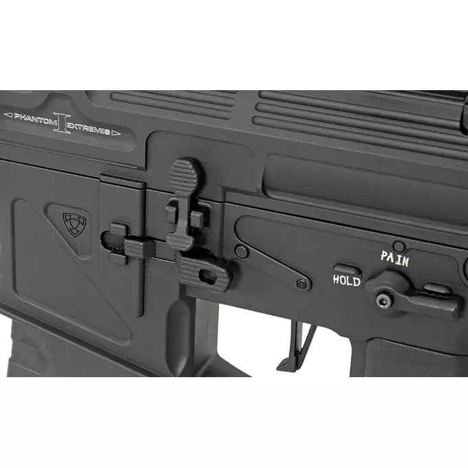 [Zestaw] Phantom Extremis SDU2.0 eSilver Edge - black [APS] + Akumulator airsoftowy 25C 1000mAh 3S1P 11.1V LiPo Gens ace G-Tech T-Plug + Mini ładowarka Gens ace Imars G-Tech