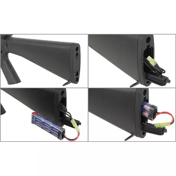 [Zestaw] M-16A [J.G.Works] + Akumulator airsoftowy 25C 1500mAh 3S1P 11.1V LiPo Gens ace G-Tech Tamiya + Mini ładowarka Gens ace Imars G-Tech