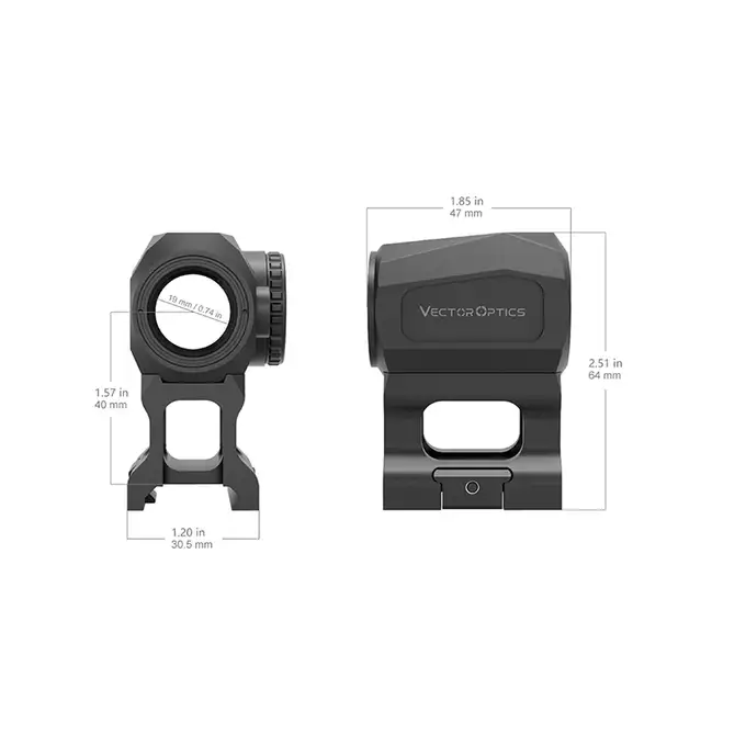 Red dot sight T4 1X22 [Vector Optics]