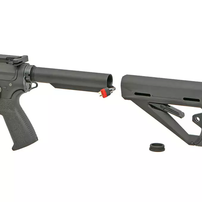 [Zestaw] AR15 Lite Carbine AT-NY03-CB [Arcturus] + Akumulator Li-ion 2600 mAh 7.4 V Stick T-Plug [VB] + Mini ładowarka Gens ace Imars G-Tech