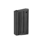 [Zestaw] Stalowy Magazynek Mid-Cap na 130 kulek do SR25/AR10 - Black [EC] + Stopka do magazynka SR25 [Hades Airsoft]