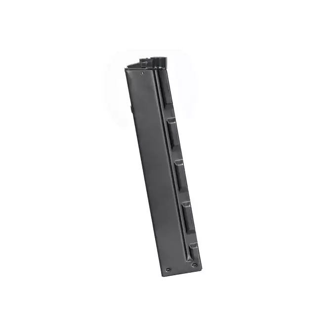 [Zestaw] Old School Prosty magazynek Hi-cap 200 kulek do serii MP5 - Black [CYMA] + Stopka do magazynka MP5 [Hades Airsoft]