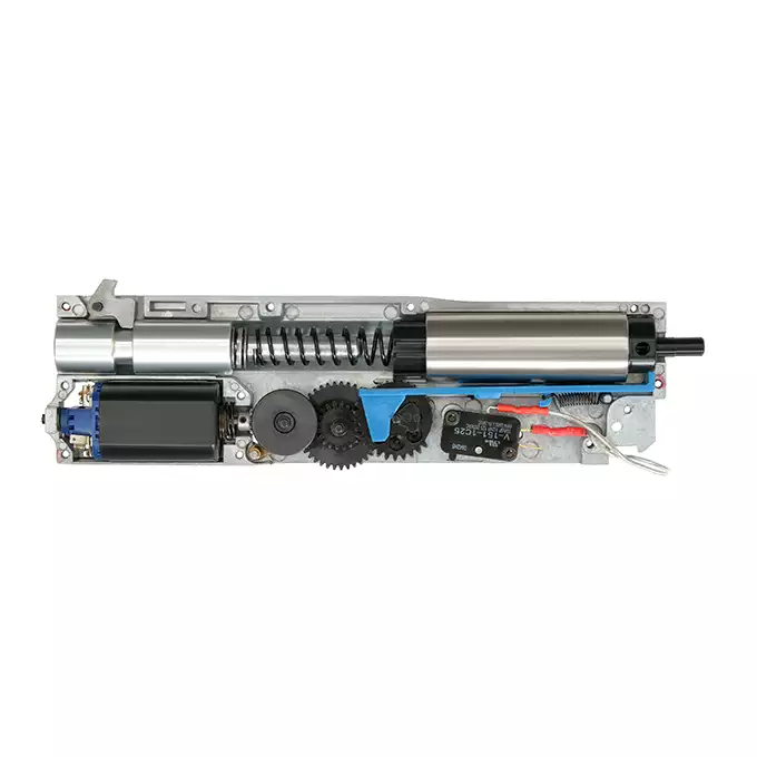 [Set] FN M249 Paratrooper Light Machine Gun Replica [A&amp;K] + 1500rd Electric Box Magazine (Compact size) for SAW - Khaki