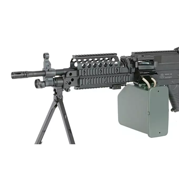 [Zestaw] Replika karabinu maszynowego MK46 MOD 0 Sports Line [A&amp;K] + Celownik optyczny 1.5x/6x Gen2 [Emerson]