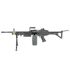 [Set] FN M249 MK1 Light Machine Gun Replica [A&amp;K] + 1500rd Electric Box Magazine (Compact size) for SAW - Khaki