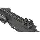 [Set] FN M249 Paratrooper Light Machine Gun Replica [A&amp;K] + 1500rd Electric Box Magazine (Compact size) for SAW - Khaki