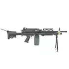 [Zestaw] Replika karabinu maszynowego FN MK46 MOD 0 SOCOM [A&amp;K] + Elektryczny magazynek pudełkowy 1500 kulek do SAW - Khaki