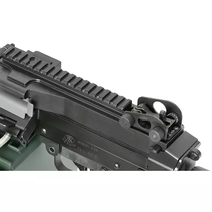 [Zestaw] Replika karabinu maszynowego FN MK46 MOD 0 SOCOM [A&amp;K] + Celownik kolimatorowy Centurion 1x30 [Vector Optics] + Powiększalnik Maverick Gen3 3x22 Magnifier MIL [Vector Optics]