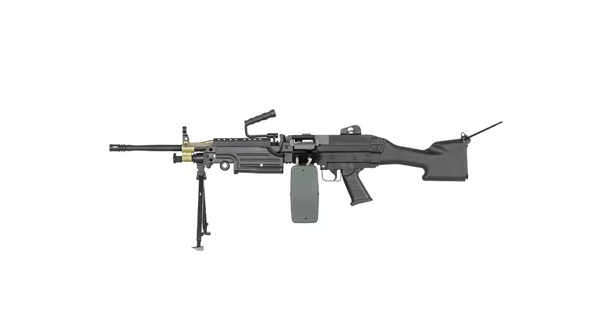 Set] FN M249 MKII SAW Light Machine Gun Replica [A&K] +