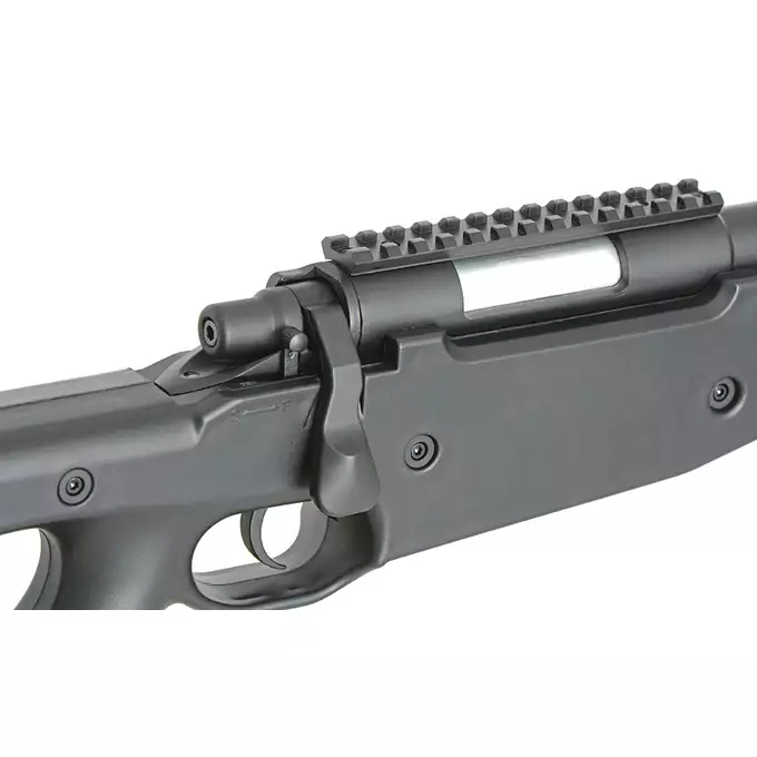 [Zestaw] Replika karabinu snajperskiego MP002B - Black [AGM] + Celownik optyczny 3-9x40E - Black [PCS]