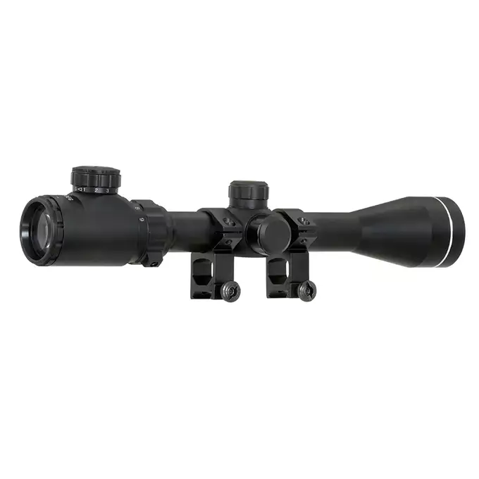 [Zestaw] Replika karabinu snajperskiego MP002B - Black [AGM] + Celownik optyczny 3-9x40E - Black [PCS]