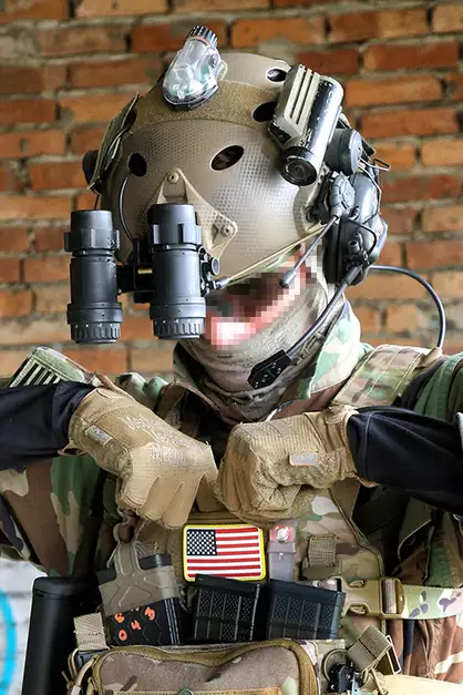 Replika kasku FAST PJ z szybką regulacją - Navy Seal [EM]