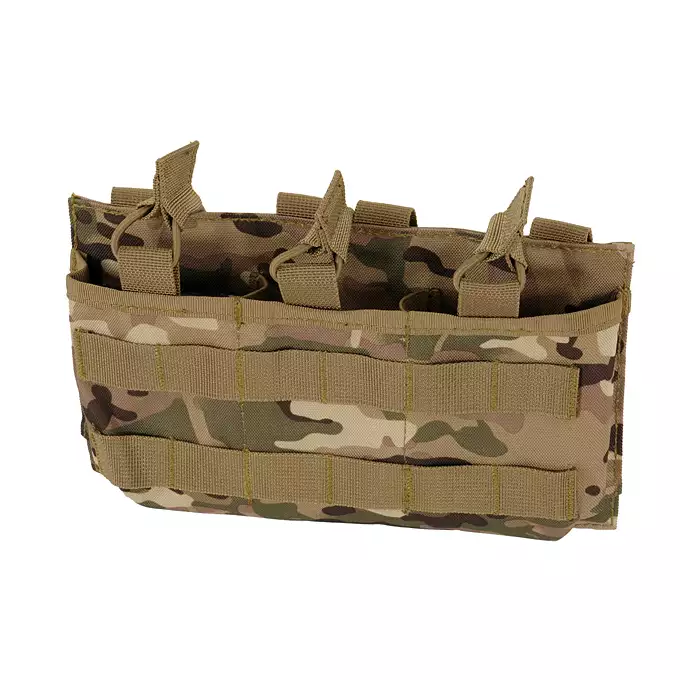 7.62/.308 Open-Top Triple Magazine Pouch - MC - Taiwangun