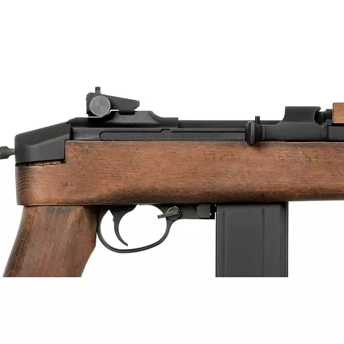 [Zestaw] Replika karabinka M1A1 Paratrooper - Real Wood [King Arms] + Magazynek Green Gaz 35 kulek do serii King Arms M1/M2 [King Arms]