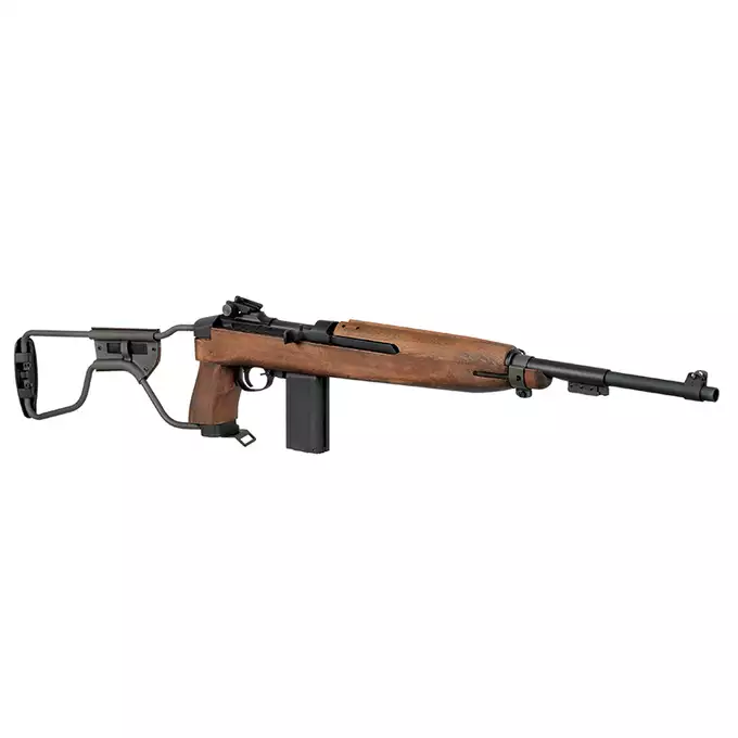 [Zestaw] Replika karabinka M1A1 Paratrooper - Real Wood [King Arms] + Magazynek Green Gaz 35 kulek do serii King Arms M1/M2 [King Arms]